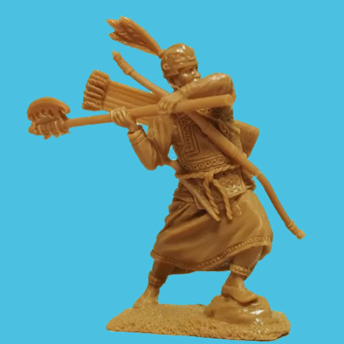 03. Guerrier chinois archer avec hache.